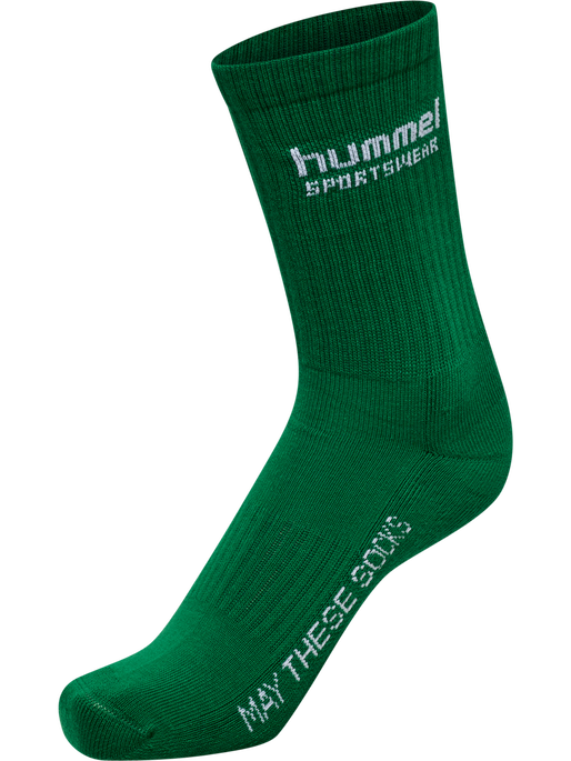 hml3-PACK SOCKS SPORTSWEAR, SKYDIVER/EDEN/WHITE hml3-PACK SOCKS SPORTSWEAR, SKYDIVER/EDEN/WHITE, packshot