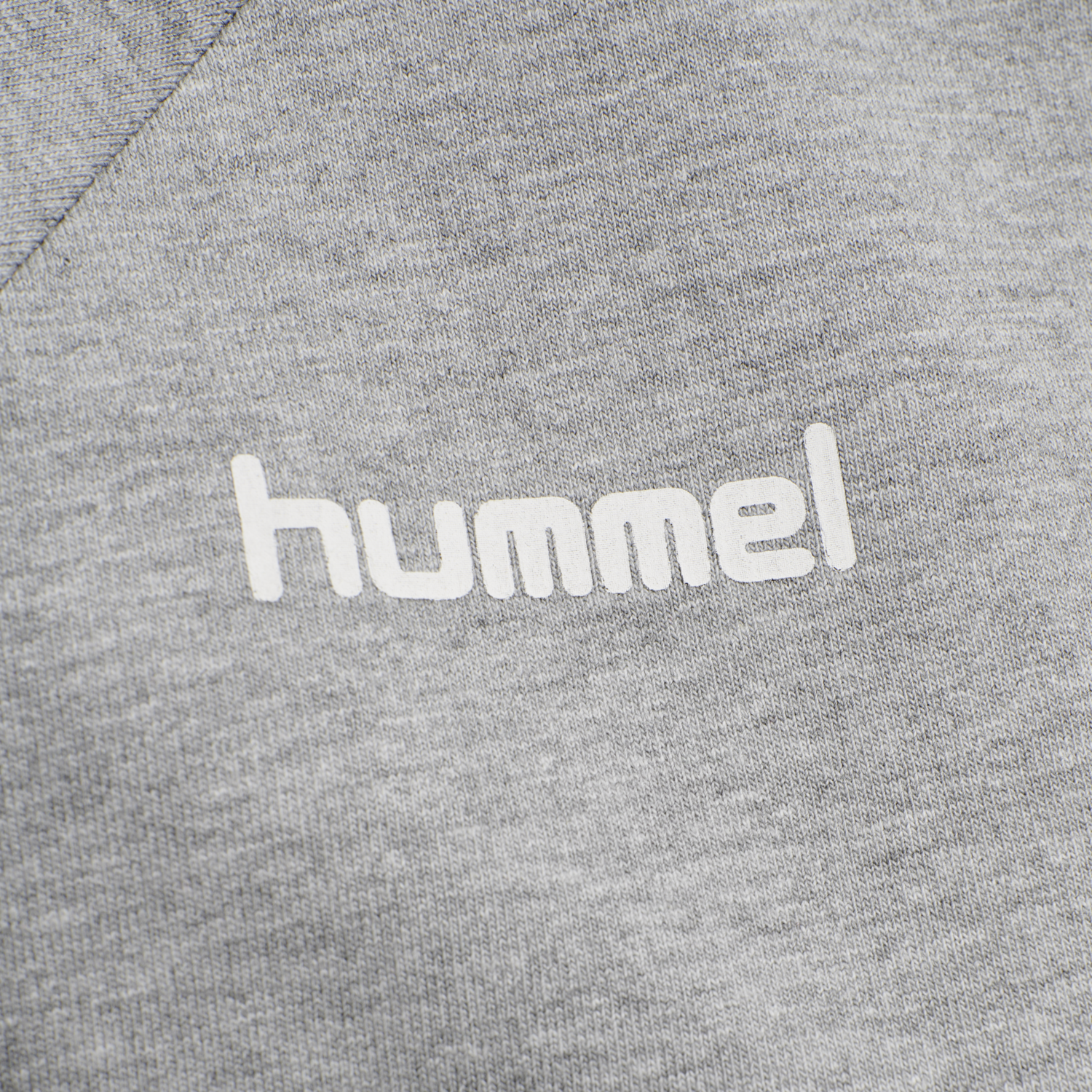 HUMMEL GO COTTON ZIP HOODIE WOMAN, GREY MELANGE, packshot