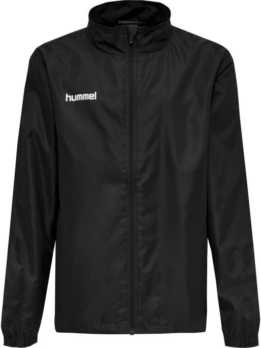 hmlPROMO RAIN JACKET KIDS, BLACK hmlPROMO RAIN JACKET KIDS, BLACK, packshot