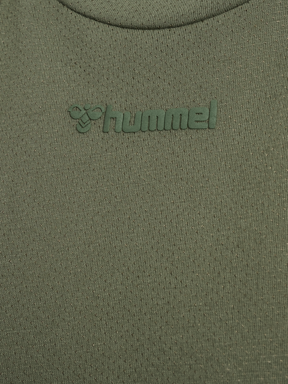 hmlMT VANJA T-SHIRT, DEEP LICHEN GREEN, packshot