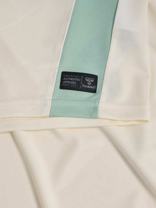 WER 24/25 AWAY JERSEY S/S, MARSHMELLOW/SILT GREEN, packshot