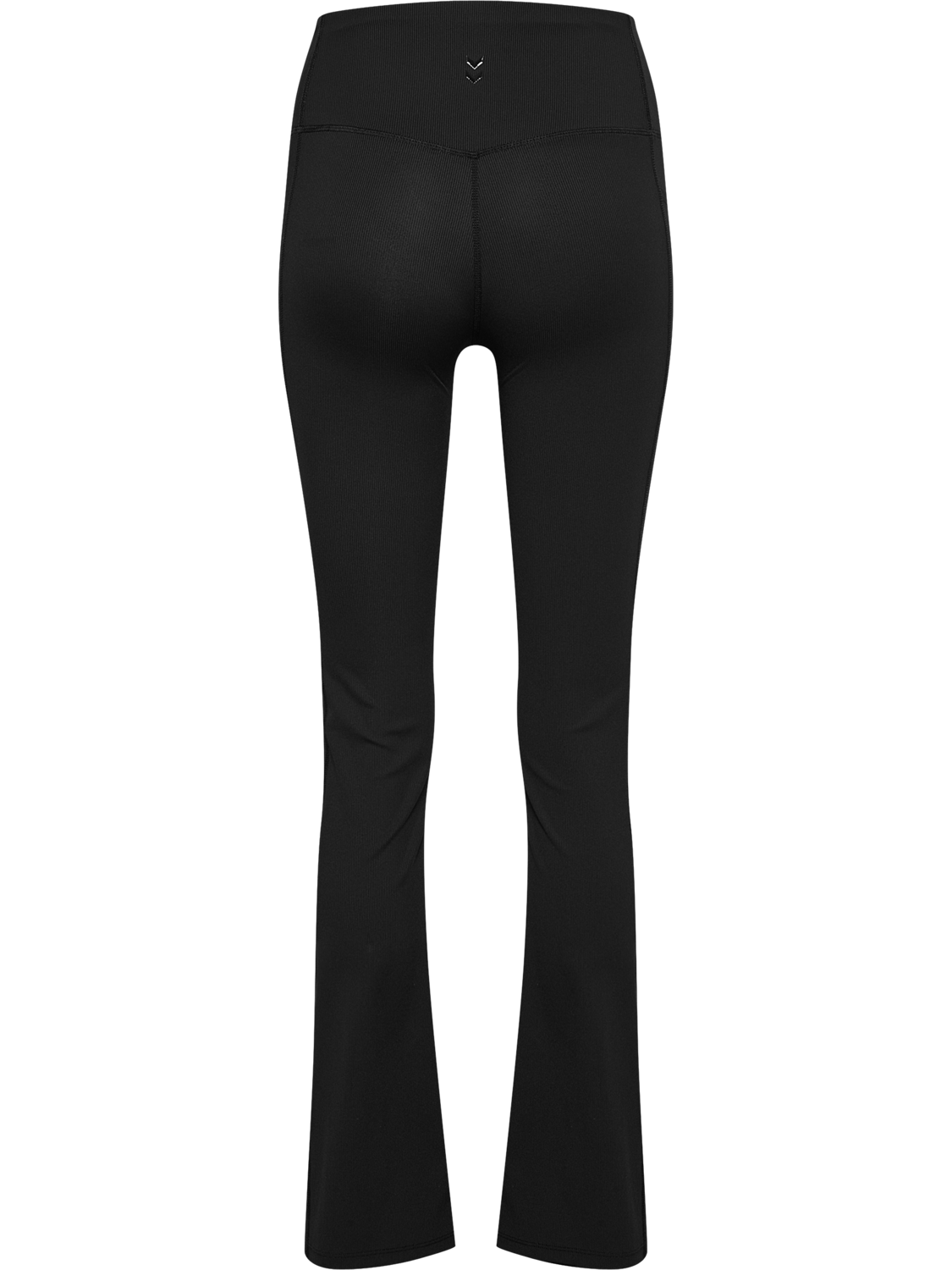 hmlPRIMA RIB STRAIGHT LEG HW TIGHTS, BLACK, packshot