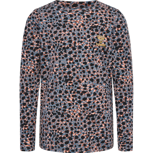 hmlMEJSE T-SHIRT L/S, BLUE MIRAGE hmlMEJSE T-SHIRT L/S, BLUE MIRAGE, packshot