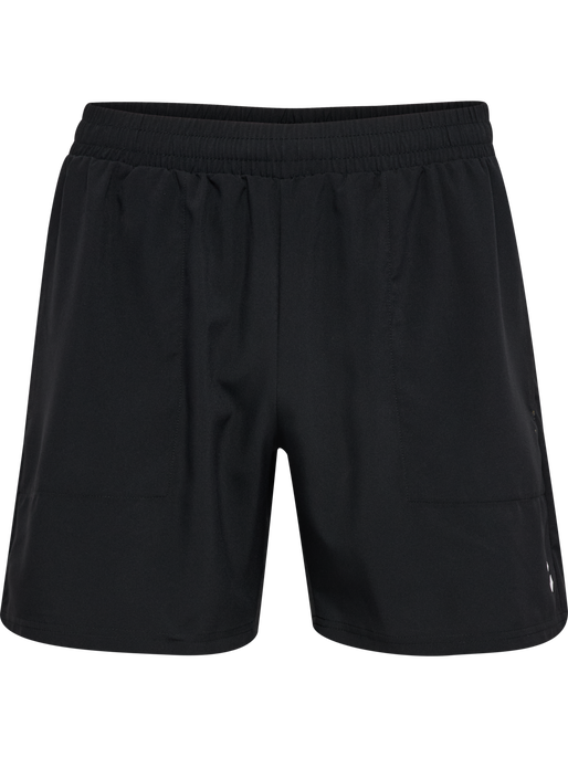 hmlPULSE WORKOUT SHORTS, BLACK hmlPULSE WORKOUT SHORTS, BLACK, packshot