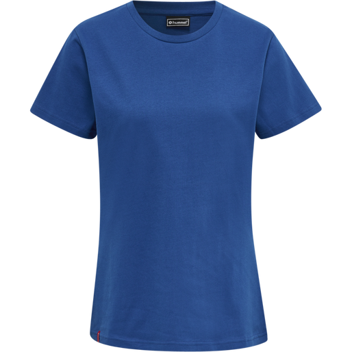 hmlRED HEAVY T-SHIRT S/S WOMAN, TRUE BLUE, packshot
