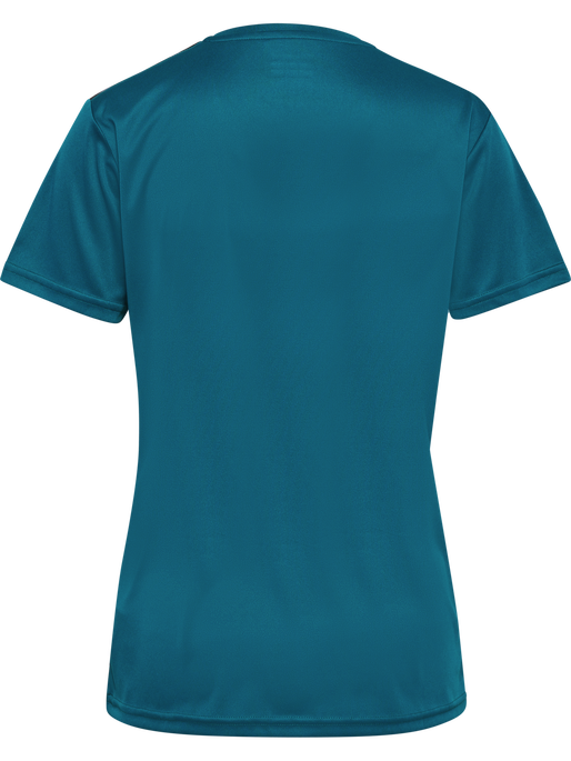 hmlAUTHENTIC PL JERSEY S/S WOMAN, BLUE CORAL, packshot