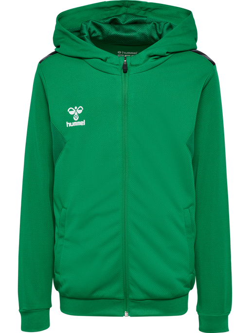 hmlAUTHENTIC PL ZIP HOODIE KIDS, JELLY BEAN, packshot