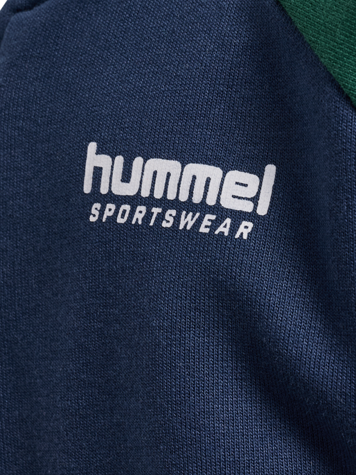 hmlMINI LOOSE BLOCK ZIP JACKET, DRESS BLUES hmlMINI LOOSE BLOCK ZIP JACKET, DRESS BLUES, packshot