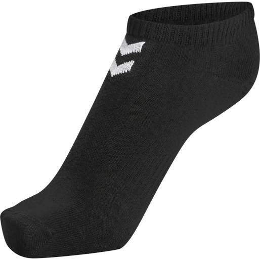 hmlCHEVRON 6-PACK ANKLE SOCKS, BLACK, packshot