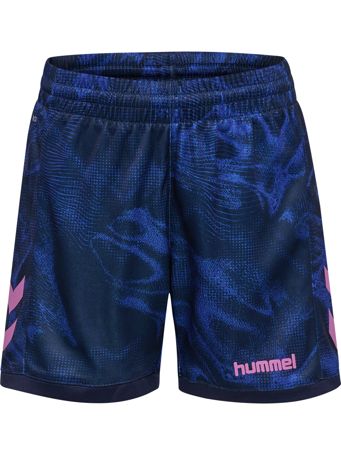 hmlBLAZE CLUB26 GRAPHIC SHORTS KIDS, MARINE/DAZZLING BLUE, packshot