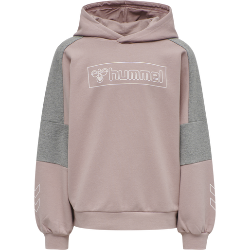 hmlBOXLINE HOODIE, WOODROSE, packshot