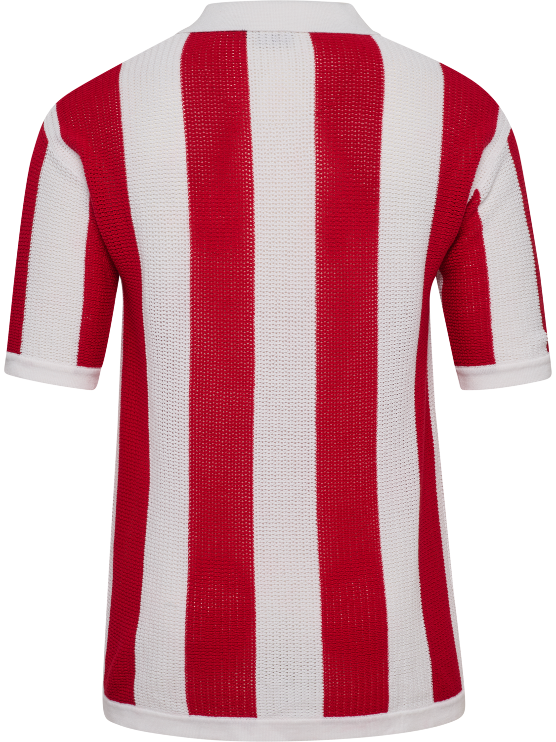 DBU 26 FAN KNIT PULLOVER, WHITE/TANGO RED, packshot