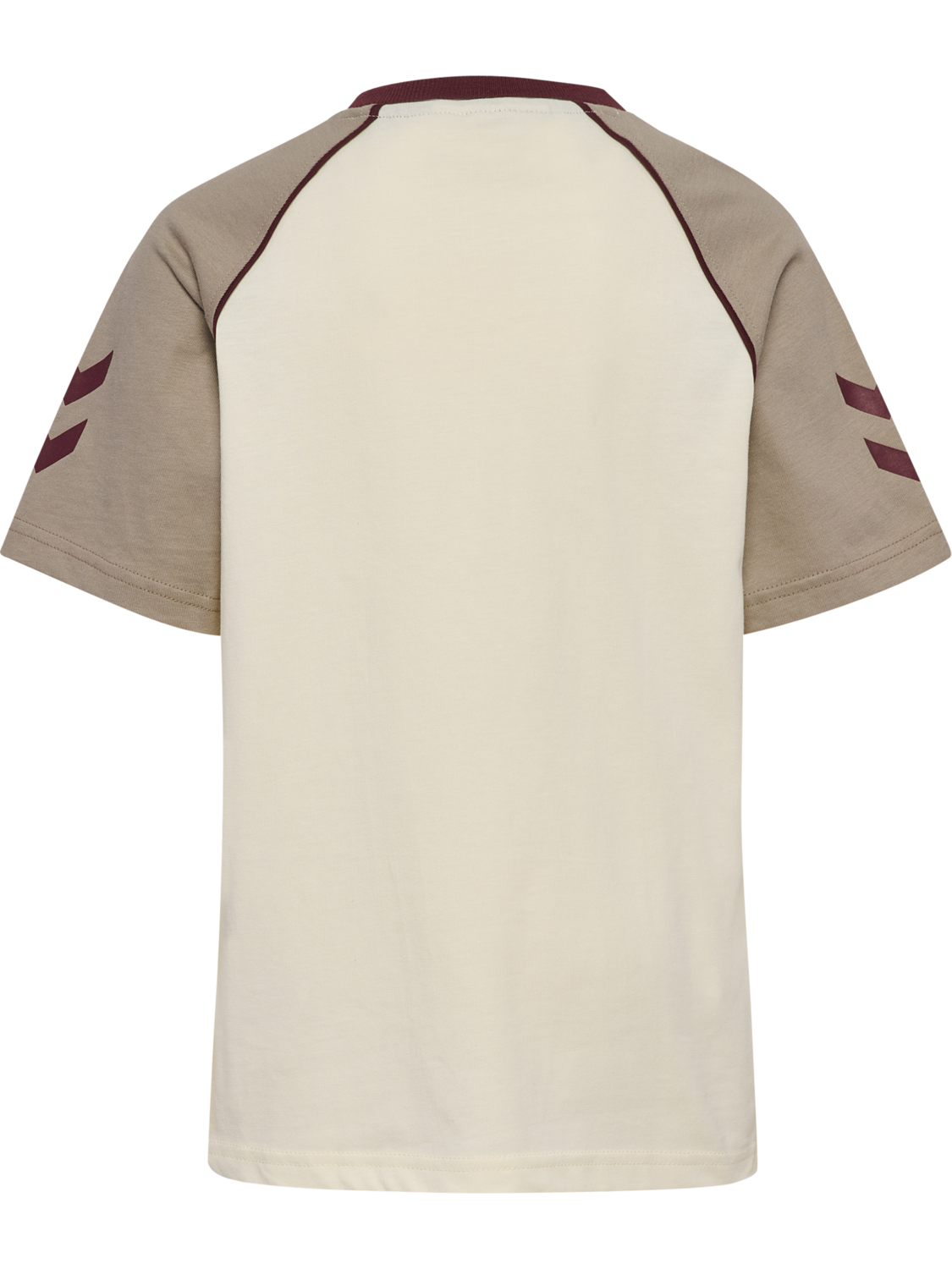 hmlJR REG V-NECK BEES T-SHIRT S/S, TOFU, packshot