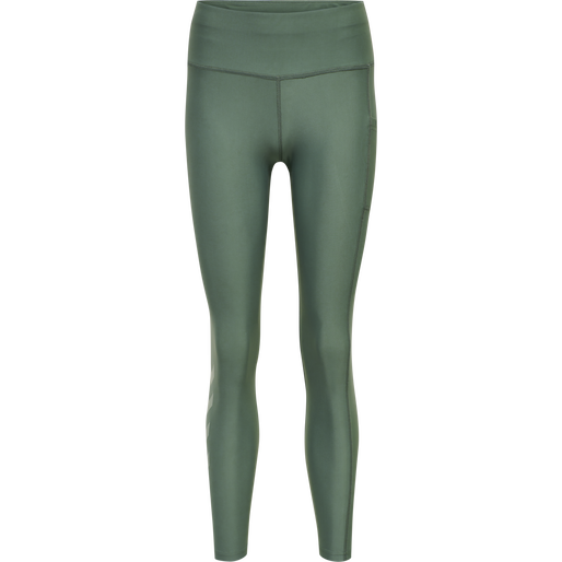 hmlTE TOLA HIGH WAIST TIGHTS, LAUREL WREATH, packshot
