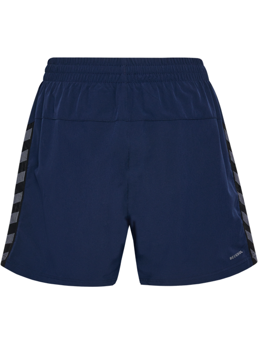 hmlAUTHENTIC WOVEN SHORTS WOMAN, MARINE, packshot