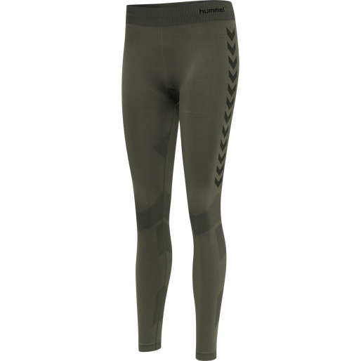 HUMMEL FIRST SEAMLESS TR TIGHTS W, GRAPE LEAF, packshot