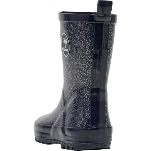 RUBBER BOOT GLITTER JR, BLACK IRIS, packshot