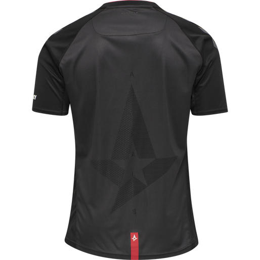 ASTRALIS 20/21 GAME JERSEY S/S_KIDS, BLACK W, packshot