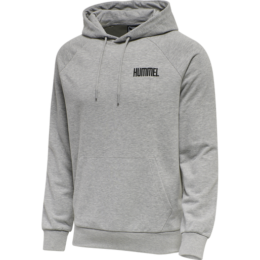 hmlLIMO HOODIE, GREY MELANGE, packshot