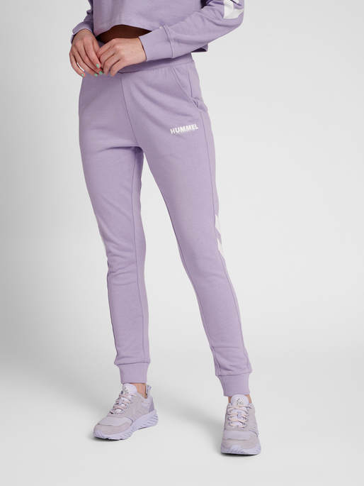 hmlLEGACY WOMAN TAPERED PANTS, HEIRLOOM LILAC, model
