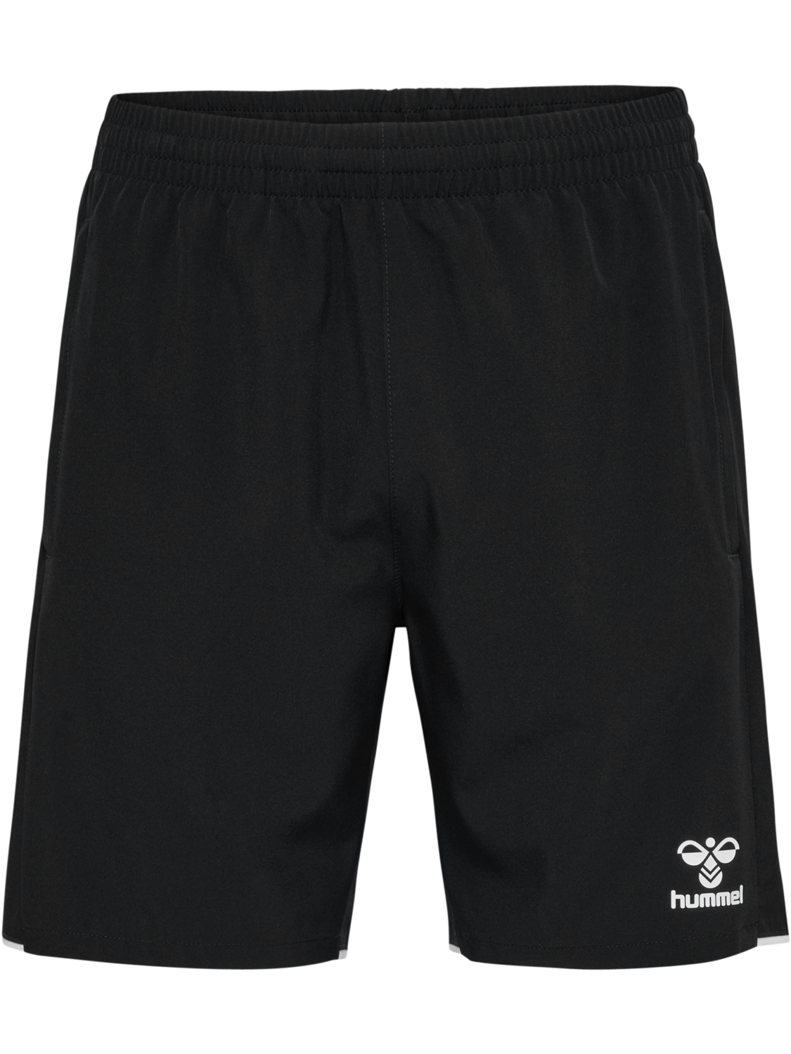 hmlCORE 2.0 WOVEN SHORTS, BLACK/WHITE, packshot