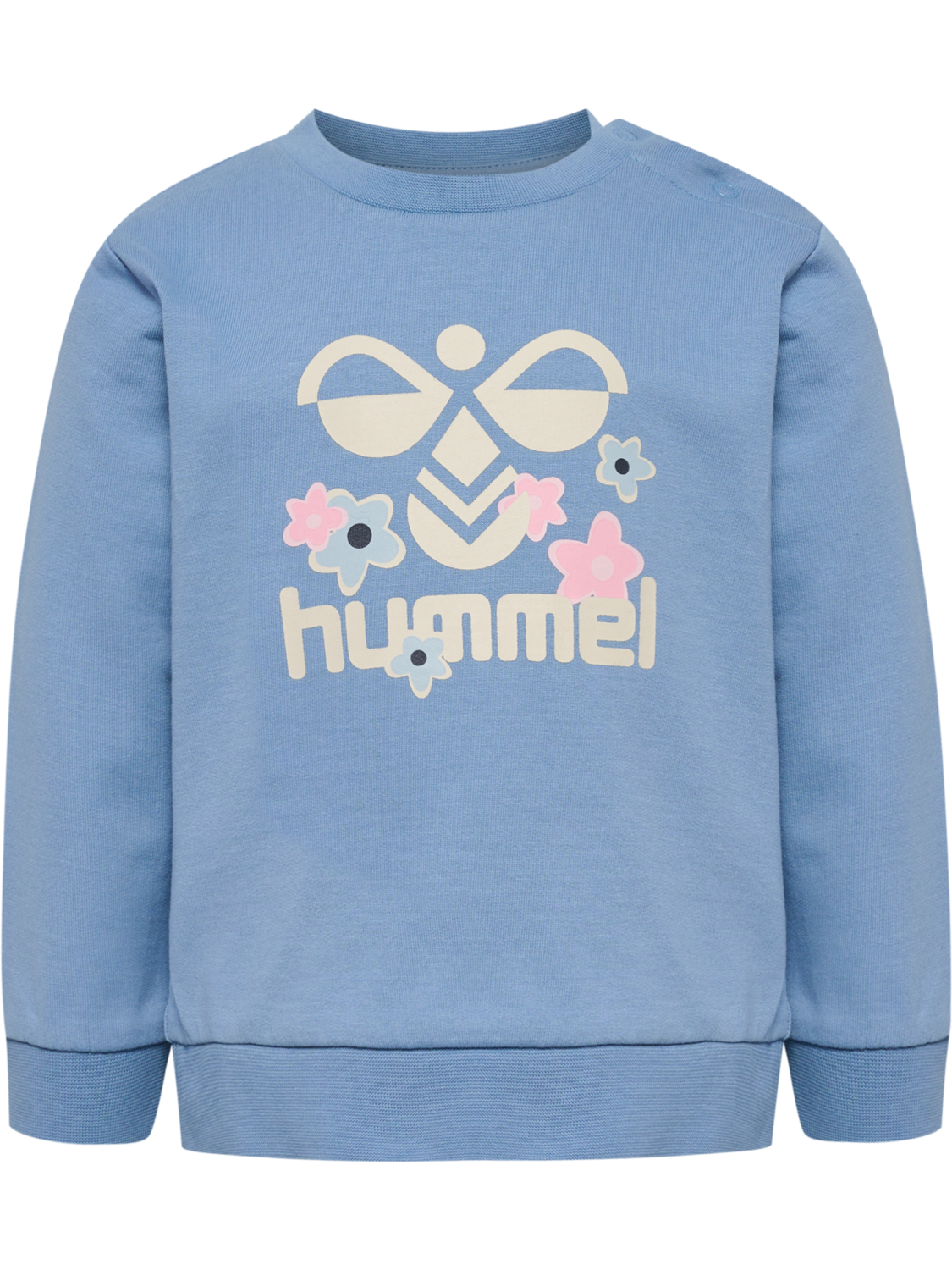 hmlLIME SWEATSHIRT, FADED DENIM, packshot