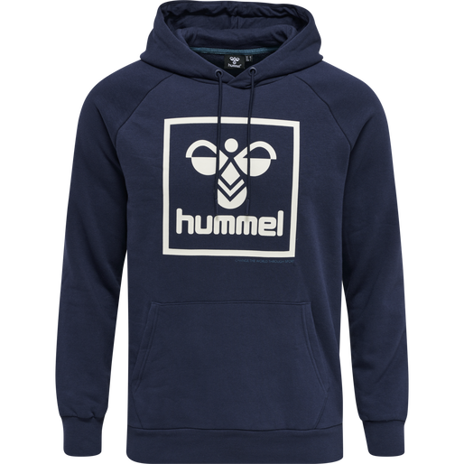 hmlISAM HOODIE, BLACK IRIS, packshot