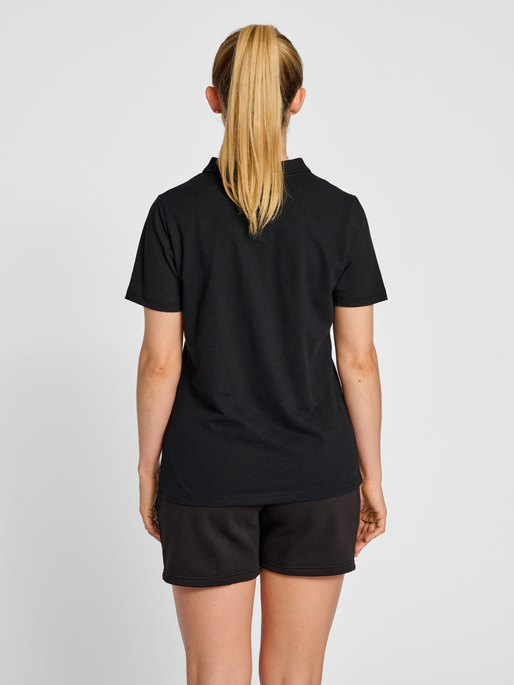 hmlRED CLASSIC POLO WOMAN, BLACK, model