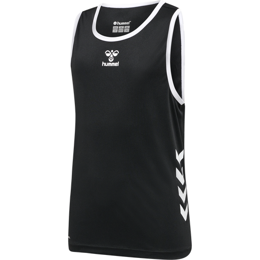 hmlCORE XK BASKET JERSEY KIDS, BLACK, packshot