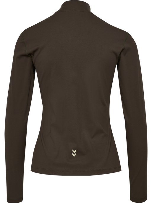 hmlPULSE W ZIP SHIRT L/S, DELICIOSO hmlPULSE W ZIP SHIRT L/S, DELICIOSO, packshot