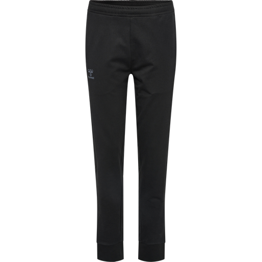 hmlOFFGRID COTTON PANTS WO, JET BLACK/FORGED IRON, packshot