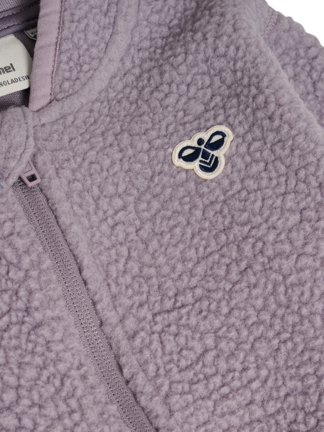 hmlMINI ATLAS FLEECE ZIP SUIT, GRAY RIDGE, packshot