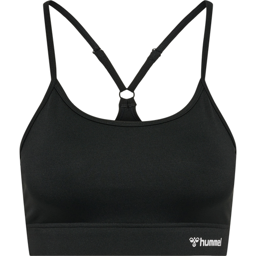 hmlMT CHIPO PADDED SPORTS BRA, BLACK, packshot