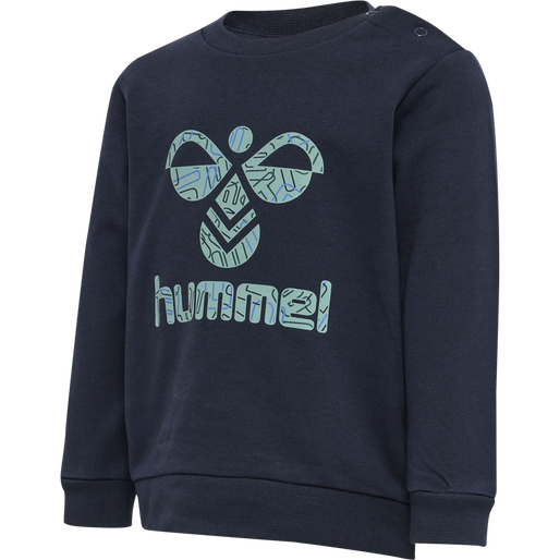 hmlLIME SWEATSHIRT, BLACK IRIS, packshot