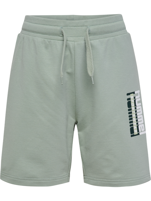 hmlTUKAS SHORTS, ICEBERG GREEN, packshot