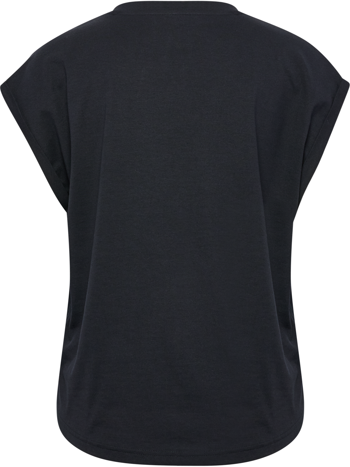 hmlSOFT RELAXED W T-SHIRT S/S, BLACK, packshot