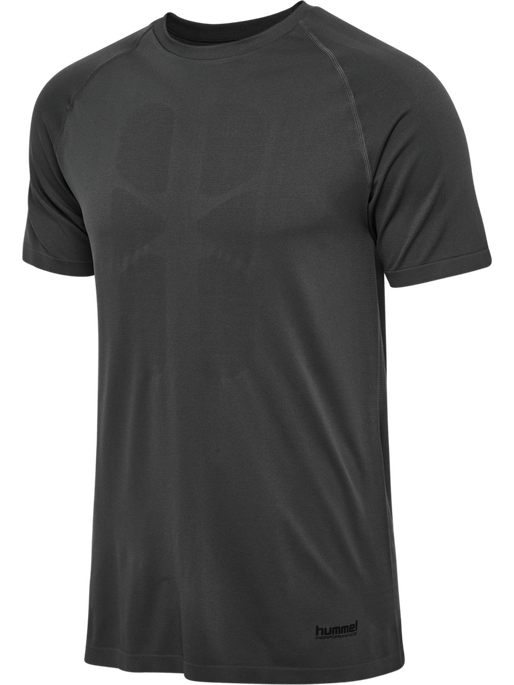 hmlHIIT SEAMLESS T-SHIRT S/S, EBONY, packshot