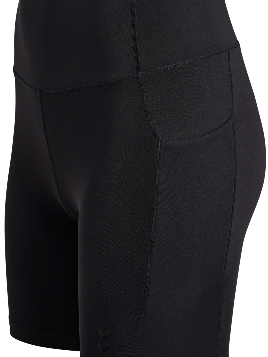 hmlHIIT INTENSITY HW SHORT TIGHTS, BLACK/EBONY, packshot