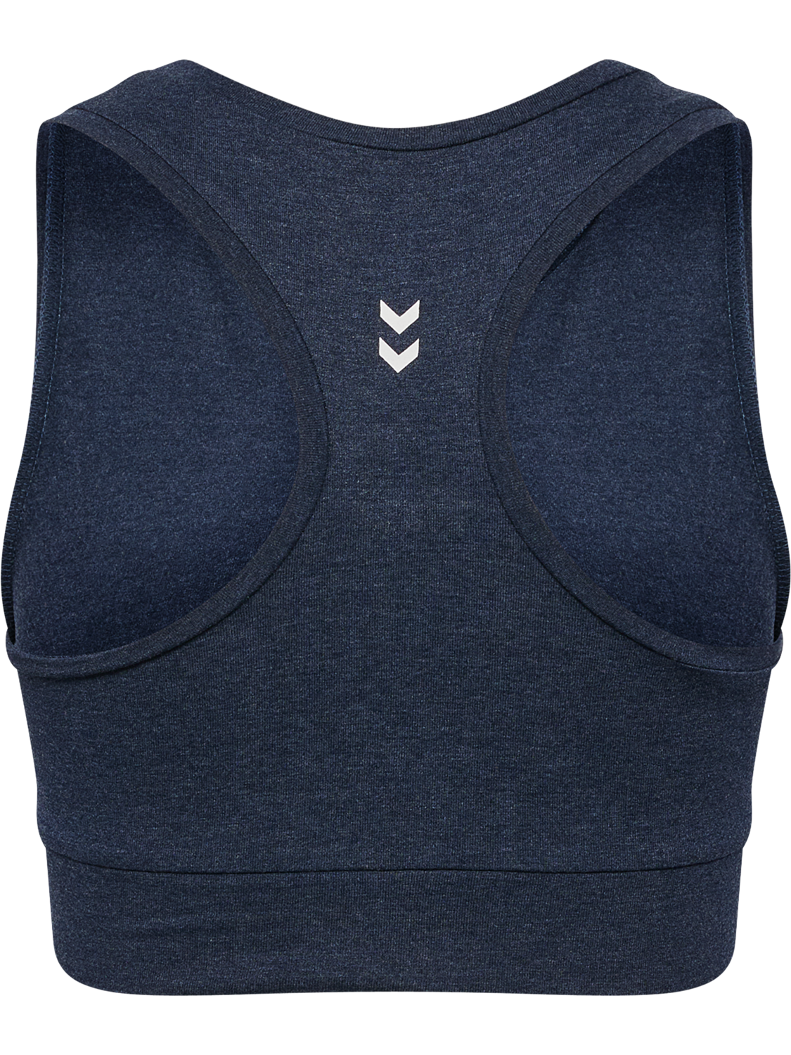hmlPULSE LOGO LIGHT SUPPORT BRA, DRESS BLUE MELANGE, packshot