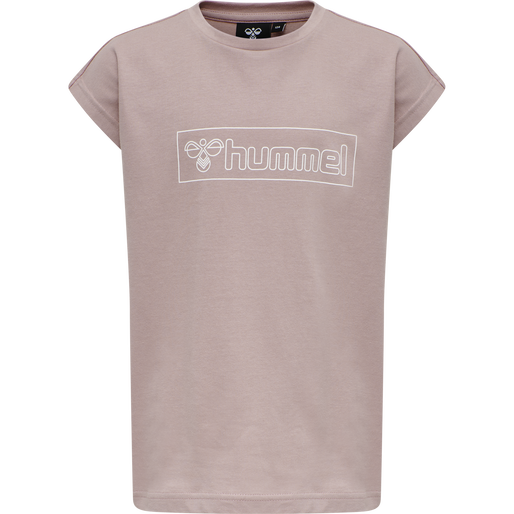 hmlBOXLINE T-SHIRT S/S, WOODROSE, packshot