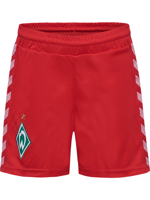 WER 23/24 GK SHORTS KIDS, TRUE RED, packshot