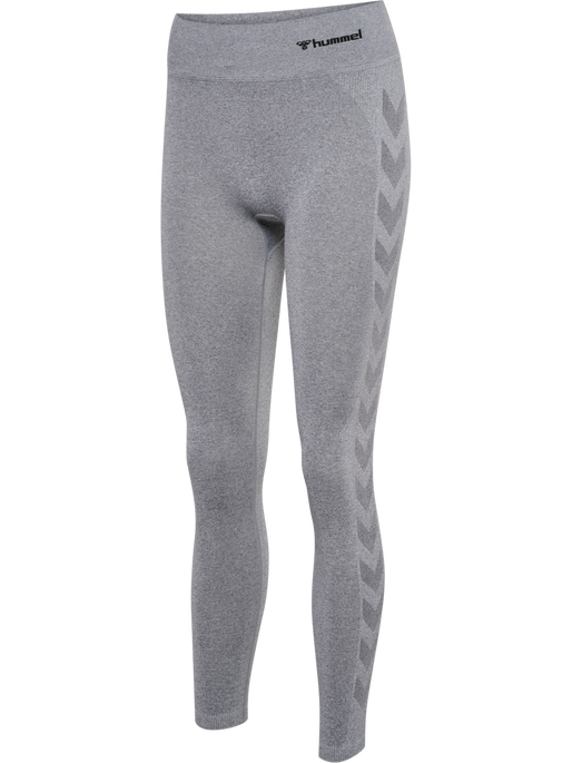 hmlCI SEAMLESS MW SCRUNCH TIGHT, GREY MELANGE hmlCI SEAMLESS MW SCRUNCH TIGHT, GREY MELANGE, packshot