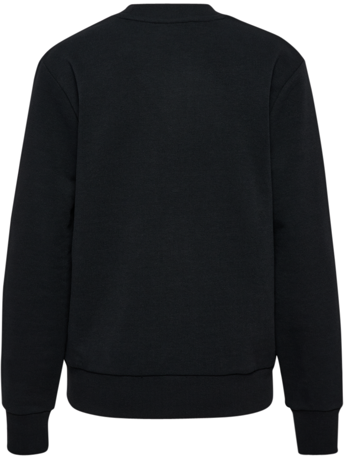 hmlPULSE W SWEAT CREWNECK, BLACK, packshot