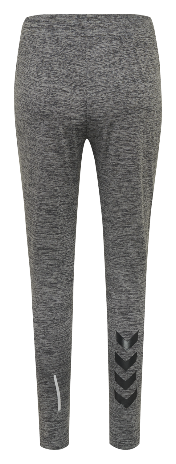 hmlSELBY TAPERED PANTS, DARK GREY MELANGE, packshot