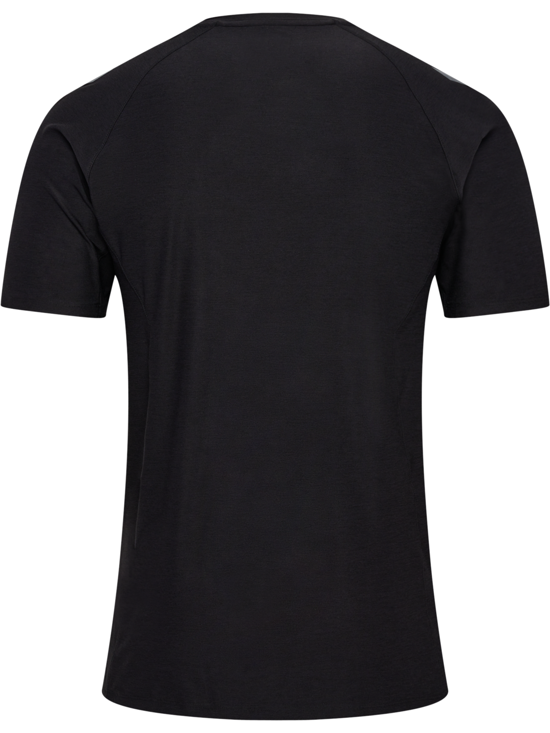 hmlCIMA 2.0 JERSEY S/S, BLACK MELANGE, packshot