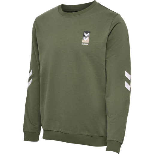 hmlLGC JEREMY SWEATSHIRT, FOUR LEAF CLOVER, packshot