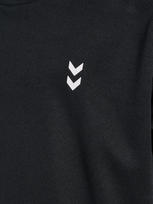 hmlJR PULSE TRAINING T-SHIRT, BLACK, packshot