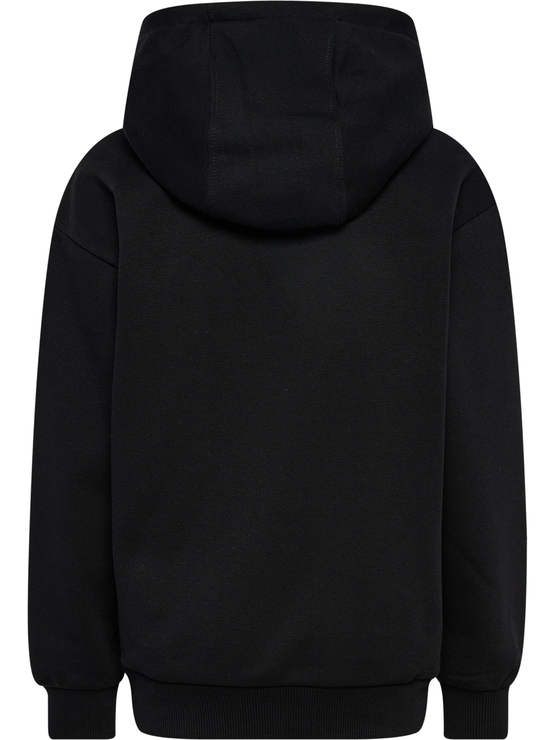 hmlJR LOOSE HOODIE BEE, BLACK, packshot
