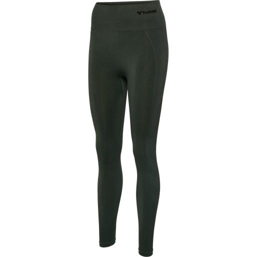 hmlTIF SEAMLESS HIGH WAIST TIGHTS, CLIMBING IVY, packshot