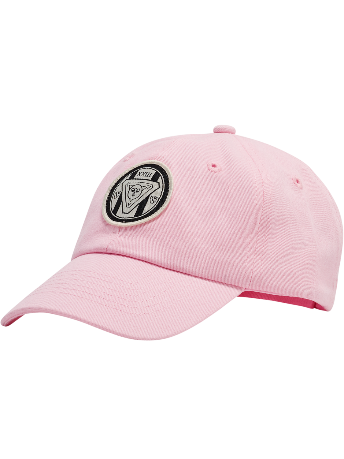 hmlJR BASEBALL BADGE CAP, PINK-A-BOO, packshot